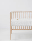 Linen Fitted Sheet for Kids - White