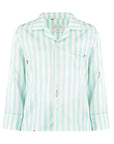 Teddy Glacier Stripe Boys Silk Pyjama Set
