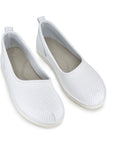 White Comfort Slip On Shoes