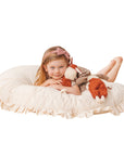MINICAMP Large Floor Cushion with Ruffled Edges - Plush & Cozy for Kids & Teens by Minicamp at brixbailey.com