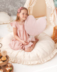MINICAMP Large Floor Cushion with Ruffled Edges - Plush & Hypoallergenic for Kids by Minicamp at brixbailey.com