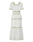 The Tara White Maxi Dress