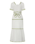 The Tara White Maxi Dress