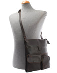 Cowhide Leather Crossbody Bag