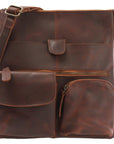 Cowhide Leather Crossbody Bag