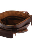 Cowhide Leather Crossbody Bag