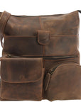 Cowhide Leather Crossbody Bag