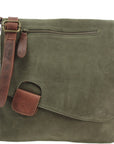 Women's cowhide full grain crossbody shoulder bag small Messenger satchel bag