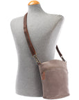 Suede Leisure Shoulder Bag