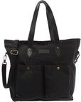 Suede & Leather Shopper Bag - Ladies’ Durable & Versatile