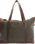 Durable Suede and Leather Unisex Bag