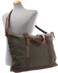 Durable Suede and Leather Unisex Bag
