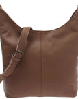 Fawn Buffalo Leather Shoulder Bag