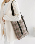 Tartan Fabric Everyday Tote Bag