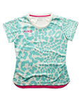 Aixo Leopard Womens Top Ivory