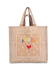 LEO Quilted Maxi Tote Çanta - AMOUR