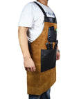 Toledo Leather Suede Apron
