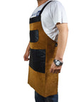 Toledo Leather Suede Apron