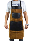 Toledo Leather Suede Apron