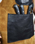 Toledo Leather Suede Apron