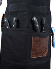 Turin Leather Canvas Apron – Durable & Water-Resistant