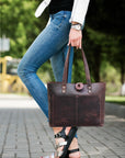 Leather Willow Tote