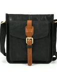Leather Flight Crossbody Bag – Compact Design