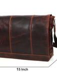 Manhattan - Leather Messenger bag