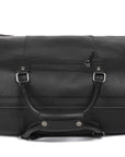 Leather Trolley Bag with Wheels & Ample Storage