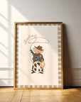 Cowboy Mouse Art Print
