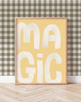 Magic Typography Art Print