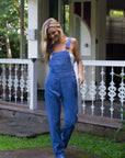 Adult Blue Chunky Cord Dungarees