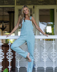 Adult Mint Chunky Cord Dungarees