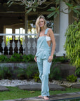 Adult Mint Chunky Cord Dungarees