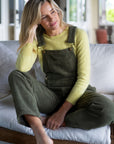 Adult Khaki Chunky Cord Dungarees