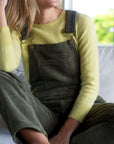 Adult Khaki Chunky Cord Dungarees