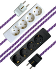 Violet - Lola's Leads EU Fabric Extension Cable