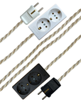 Clotted Cream - Lola's Leads EU Fabric Extension Cable