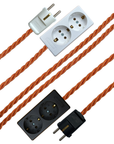 Copper - Lola's Leads EU Fabric Extension Cable
