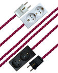 Raspberry - Lola's Leads EU Fabric Extension Cable