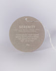 Luxury serenity candle with cool lake water, shade trees, moss-covered stones, handcrafted soy wax, resilience glass vessel, 60-hour burn by Labyrinth Made Goods at brixbailey.com