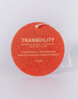 Luxury Tranquility soy candle with warming amber, pumpkin, and ground clove, handcrafted in Illinois, premium resilience glass vessel, 60-hour burn by Labyrinth Made Goods at brixbailey.com