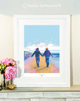 Love is Love Rainbow Print Poster