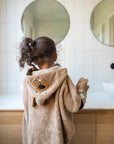 Hooded Bathing Poncho for Kids - Mr. Dog