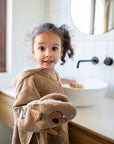 Hooded Bathing Poncho for Kids - Mr. Dog