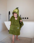 Hooded Bathing Poncho for Kids - Mr. Dino