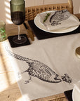Pheasant Linen Table Runner