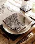 Highland Cow Linen Napkins - Set of 2