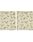 Tawny Owl Repeat Linen Napkins - Set of 2