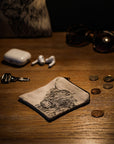 Highland Cow Linen Penny Purse